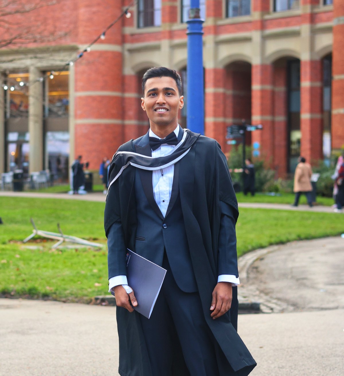 Mukul at his University of Birmingham graduation